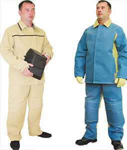 Одежда специальная для защиты от искр и брызг расплавленного металла (костюм сварщика)